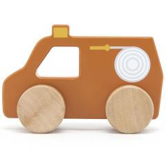 Houten brandweerwagen