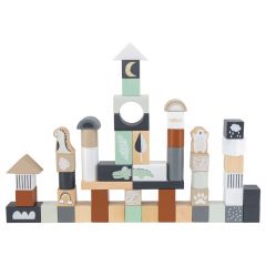Houten blokken - 50 stuks