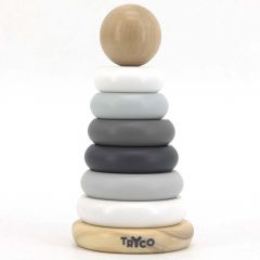 Houten ringpiramide