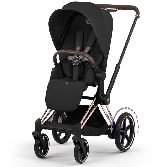 Duo e-Priam 3 + plooibare reiswieg