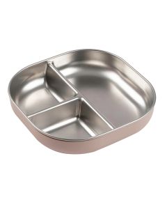 Inox bord met vakjes