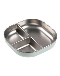 Inox bord met vakjes
