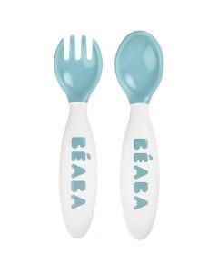 Ergonomische bestekset 2de leeftijd + opbergdoosje