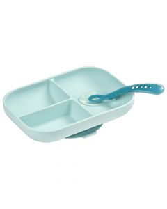 Silicone eetset met zuignap  2-delig