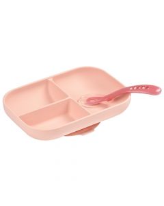 Silicone eetset met zuignap  2-delig
