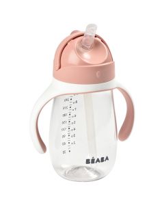 Drinkbeker met rietje tritan 300 ml