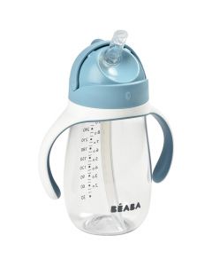 Drinkbeker met rietje tritan 300 ml