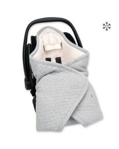 Biside wikkeldeken 0-12m - Pady quilted + teddy