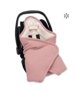 Biside wikkeldeken 0-12m - Pady quilted + teddy