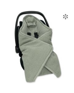 Biside wikkeldeken 0-12m - Pady teddy + jersey