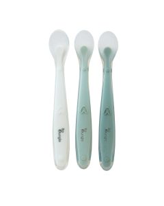 Set van 3 zachte silicone lepels