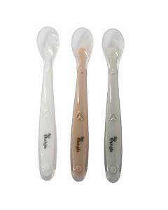 Set van 3 zachte silicone lepels
