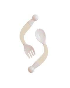 Set van buigbare lepel en vork (22 cm)