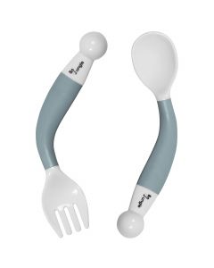 Set van buigbare lepel en vork