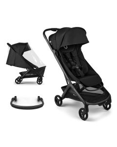 Butterfly 2 kinderwagen + bumperbar + regenhoes