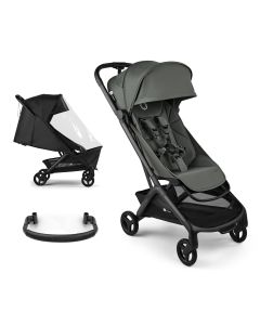 Butterfly 2 kinderwagen + bumperbar + regenhoes