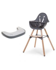 Pack Evolu 2 kinderstoel + ABS eetblad en placemat