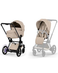 Duo e-Priam 3 + plooibare reiswieg