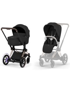 Duo e-Priam 3 + plooibare reiswieg