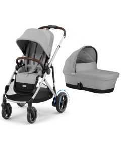Duo e-Gazelle S kinderwagen + reiswieg