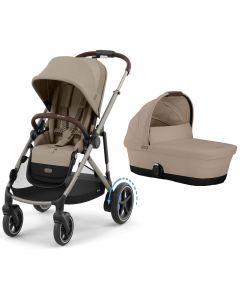 Duo e-Gazelle S kinderwagen + reiswieg