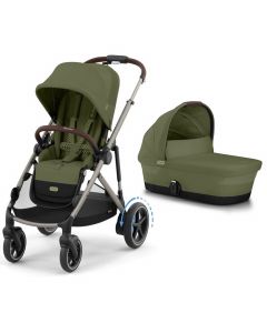 Duo e-Gazelle S kinderwagen + reiswieg