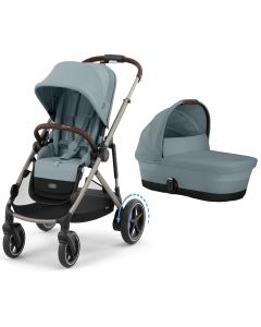 Duo e-Gazelle S kinderwagen + reiswieg