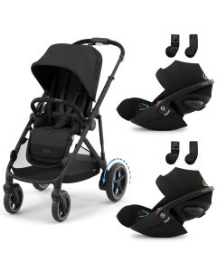 e-Gazelle S kinderwagen + 2 Cloud G3 i-Size autostoelen