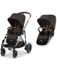 e-Gazelle S kinderwagen + tweede zitje
