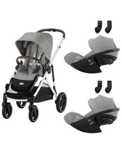 Gazelle S 2 kinderwagen + 2 Cloud G i-Size autostoelen