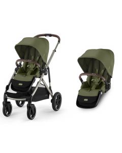 Gazelle S 2 kinderwagen + tweede zitje