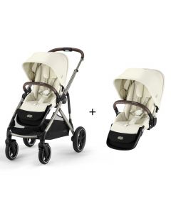 Gazelle S 2 kinderwagen + tweede zitje