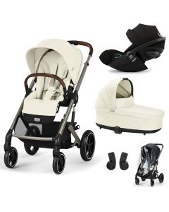 Trio Balios S Lux 3 + S Lux reiswieg + Cloud G3 i-Size + kinderwagen regenhoes