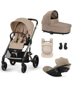 Trio Balios S Lux 3 + S Lux reiswieg + Cloud G i-Size + Amya draagzak