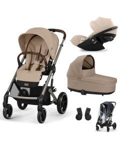 Trio Balios S Lux 3 + S Lux reiswieg + Cloud G3 i-Size + kinderwagen regenhoes