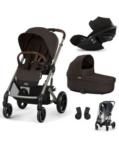Trio Balios S Lux 3 + S Lux reiswieg + Cloud G3 i-Size + kinderwagen regenhoes
