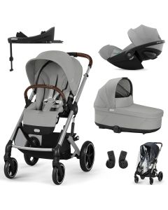 Trio Balios S Lux 3 + S Lux reiswieg + Cloud G3 i-Size + G3 Base + kinderwagen regenhoes