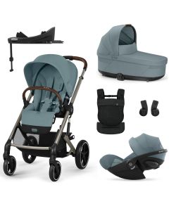 Trio Balios S Lux 3 + S Lux reiswieg + Cloud G i-Size + G Base + Amya draagzak