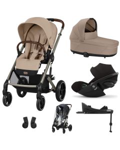 Trio Balios S Lux 3 + S Lux reiswieg + Cloud G + G Base + kinderwagen regenhoes