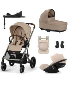 Trio Balios S Lux 3 + S Lux reiswieg + Cloud G3 i-Size + G3 Base + Amya draagzak