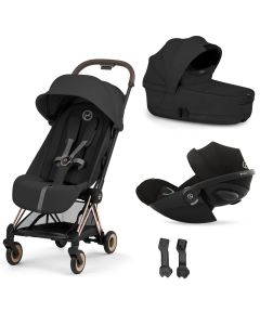 Trio Coya 2 + plooibare reiswieg + Cloud G i-Size