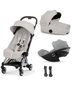 Trio Coya 2 + plooibare reiswieg + Cloud G i-Size