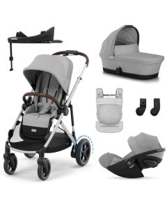 Trio e-Gazelle S + reiswieg + Cloud G i-Size + G Base + Amya draagzak