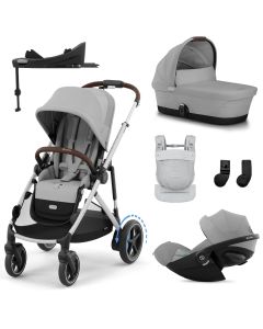 Trio e-Gazelle S + reiswieg + Cloud G3 i-Size + G3 Base + Amya draagzak