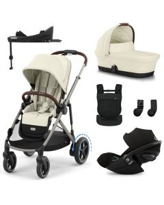 Trio e-Gazelle S + reiswieg + Cloud G3 i-Size + G3 Base + Amya draagzak