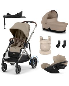 Trio e-Gazelle S + reiswieg + Cloud G i-Size + G Base + Amya draagzak