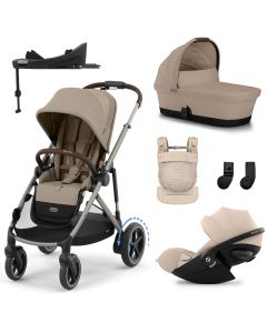 Trio e-Gazelle S + reiswieg + Cloud G3 i-Size + G3 Base + Amya draagzak