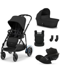 Trio e-Gazelle S + reiswieg + Cloud G i-Size + Amya draagzak