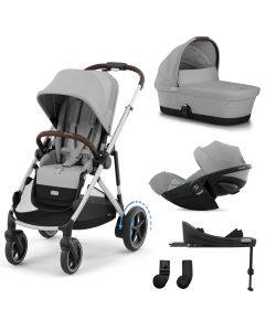 Trio e-Gazelle S + reiswieg + Cloud G3 i-Size + G3 Base