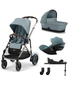 Trio e-Gazelle S + reiswieg + Cloud G3 i-Size + G3 Base